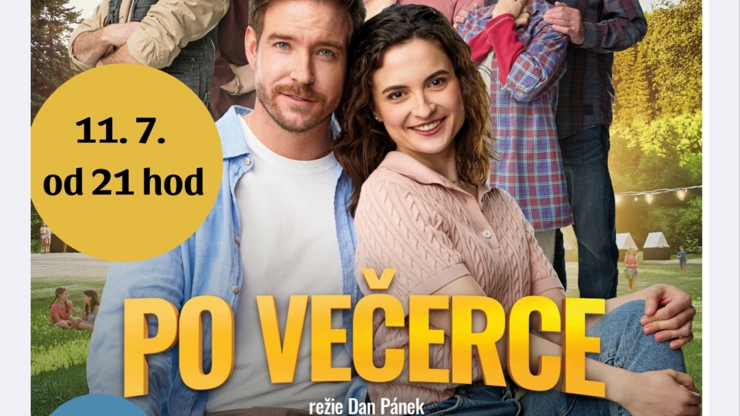 Pozvánka: Letní kino 🍿před hasičárnou promítá 📽️ novou českou komedii „Po večerce“